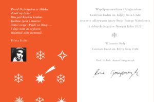 Życzenia świąteczne i noworoczne